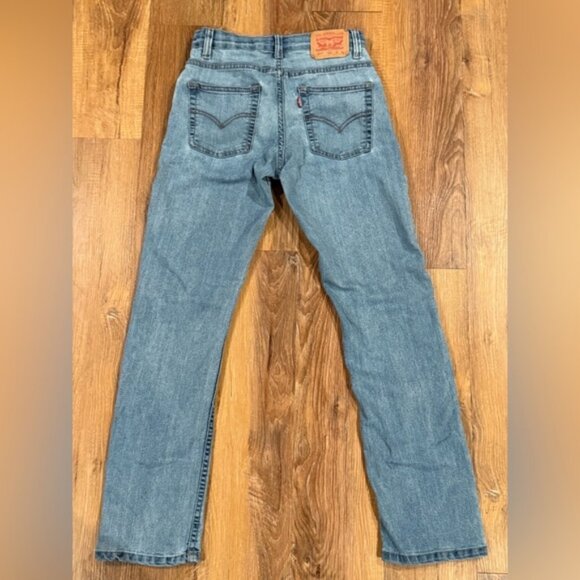 Levi’s Boys 511 Slim Flex Adjust. Waist Stretch Straight Jeans (Size: 16) EUC - Picture 4 of 16